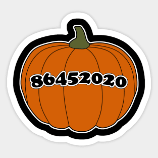 Orange Pumpkin 86452020 Sticker